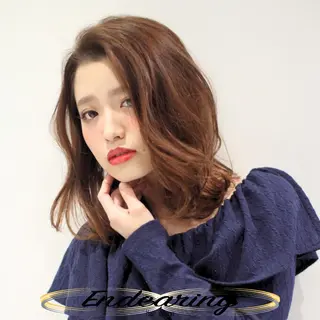 ミディアム Endearing 銀座/YOKOのヘアスタイル