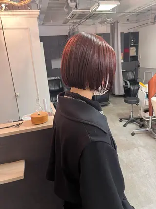 ショート カラー ボブ& 髪質改善FUMIYAのヘアスタイル