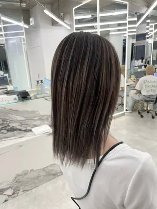 ミディアム カラー ヘアアレンジ 【Sweep】おじま のぞみのヘアスタイル