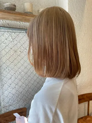 ミディアム カラー SALOWIN下北沢所属・hazuki 🌝のヘアスタイル