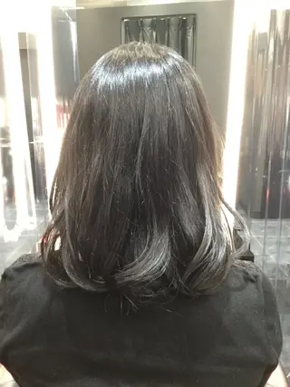 ミディアム カラー Annon プライベートサロンのヘアスタイル