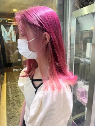 カラー AYANE 韓国ヘア /レイヤーカットのヘアスタイル