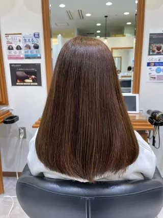 セミロング カラー ✂︎髪質改善・ Yuitoのヘアスタイル