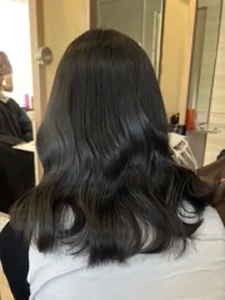 ロング カラー elu あやね‎🤍🫧のヘアスタイル