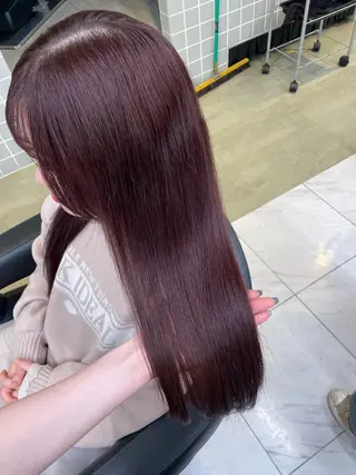 ロング カラー 🎀暖色/ラベンダー /paru🤍のヘアスタイル