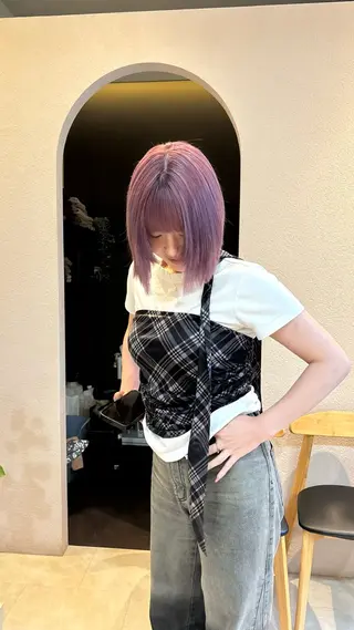 ショート カラー Rinon所属・沖 真琴のヘアスタイル