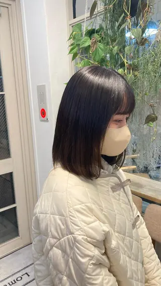 ミディアム じゅわっと暖色カラー 🍊Moemiのヘアスタイル