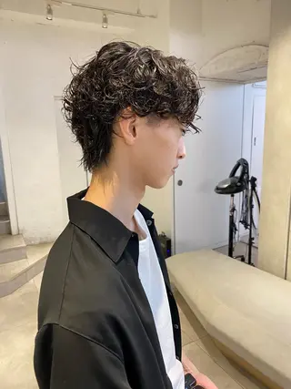 パーマ メンズ 新宿【メンズパーマ】 塩澤太一のヘアスタイル