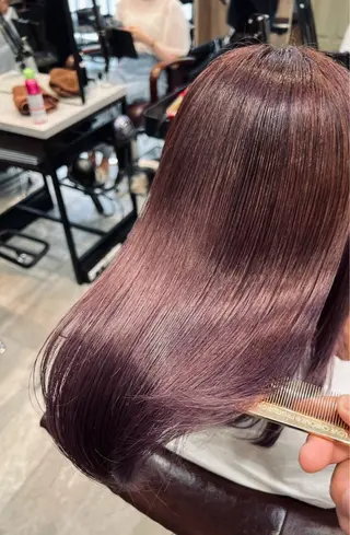 ロング モデル様募集中🤍 ちはるのヘアスタイル