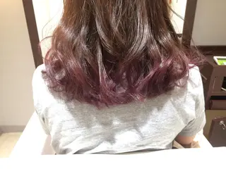 ミディアム カラー 高澤 まなみのヘアスタイル