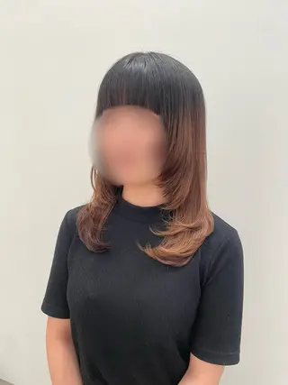 セミロング ミユ/ショート/ カットモデル/名東区のヘアスタイル