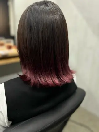 ミディアム カラー N/デザインカラー 🌿ナギのヘアスタイル