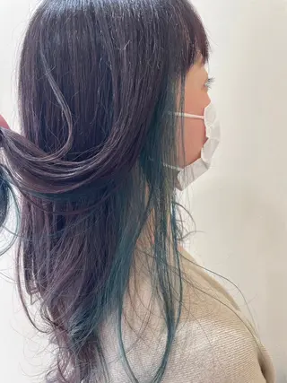 ロング カラー タナカ マヤ/金沢八景のヘアスタイル