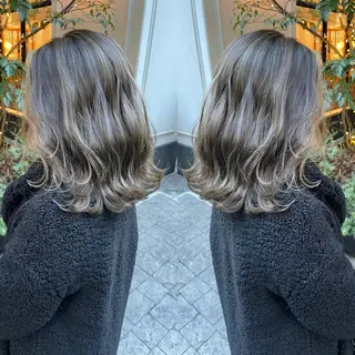 ミディアム LOMA🇰🇷 銀座クボタのヘアスタイル