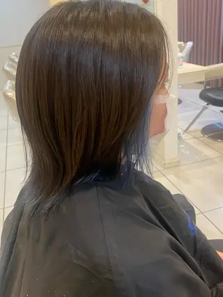 ミディアム カラー Ash志木/TOP 宮崎 瑠菜のヘアスタイル