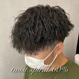 パーマ メンズ 横浜メンズパーマ🔥 大野賢人のヘアスタイル