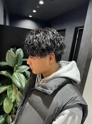 ショート カラー パーマ メンズ キッズ 🔥パーマ特化🔥 優馬のヘアスタイル