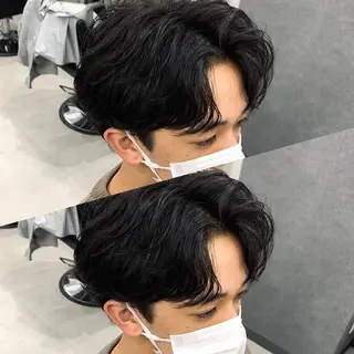 ショート パーマ メンズ AI TOKYO men’s  横浜所属・メンズ支持数No.1 👑リュウ👑のヘアスタイル