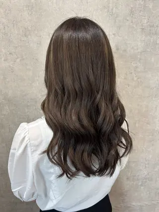 ロング カラー HAIR WORKS bona.のヘアスタイル
