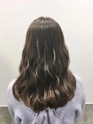 セミロング カラー go today shaire salon 本店所属・yoshi ☆のヘアスタイル