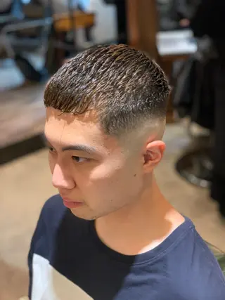 ショート メンズ BINGO HAIR WORKS 【ビンゴヘアワークス】所属・🎱メンズフェード 特化HYOGA🎱のヘアスタイル