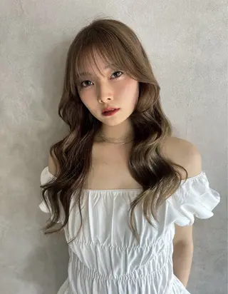 カラー nehus nagaoka所属・🖤複雑履歴ブリーチ Mizuki 🖤のヘアスタイル