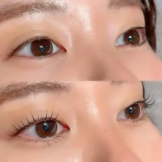 マツエク・マツパ 髪質改善/マツパ 垢抜け透明カラー衣笠のヘアスタイル