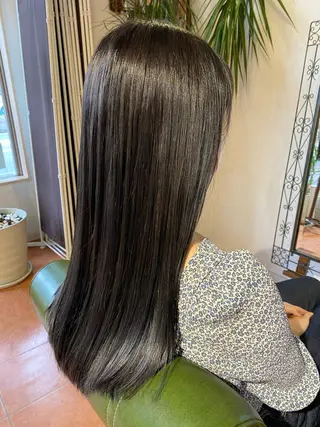 ロング カラー 石井 佑樹のヘアスタイル