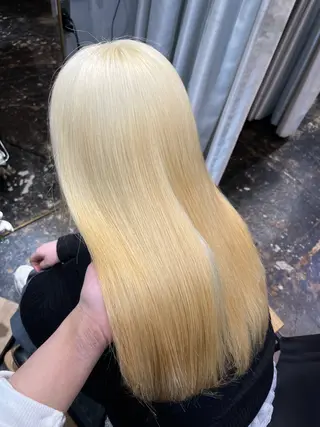 ロング カラー ハイトーン/韓国風/ 艶髪/吉祥寺のヘアスタイル