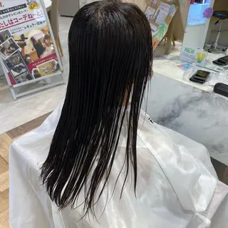 ロング パーマ 三好 涼華のヘアスタイル