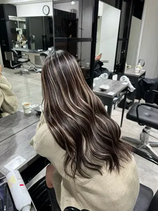 ロング カラー 黒木 大武のヘアスタイル