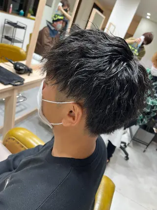 ショート メンズ 峯 渉人のヘアスタイル