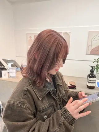 ミディアム カラー hair salon SILLO.のヘアスタイル