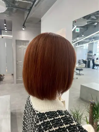 ミディアム カラー ハイトーンカラー🐬 えりかのヘアスタイル