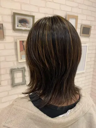 ミディアム 【髪質改善】 夏目結以のヘアスタイル