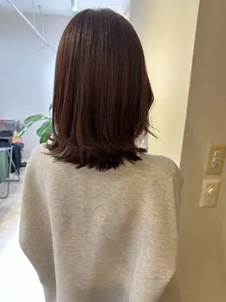 カラー Lond  Emi 艶髪モテヘアのヘアスタイル