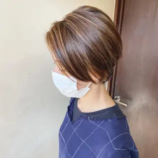 ショート カラー AIRFLOW所属・韓国ヘア ユイカのヘアスタイル