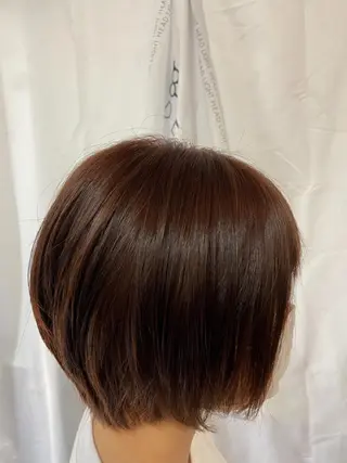 ショート メンズパーマ／カラー 【Takashi】のヘアスタイル