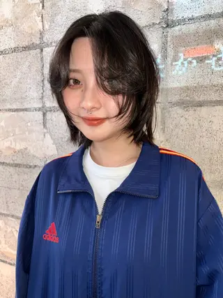 ショート パーマ haco＋所属・圧倒的デザイン力 店長🎨RENAのヘアスタイル