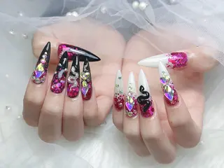 ネイル 【Eclat ｴｸﾗ】nail＆beauty所属・Eclat〔ｴｸﾗ〕 MOEKA𝜗𝜚*のネイルデザイン