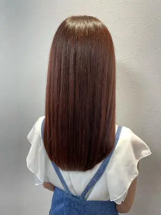 セミロング 髪質改善×METEO 店長 貞松直也のヘアスタイル