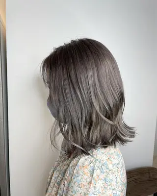 ミディアム カラー 栄/久屋大通り/韓国 /透明感/横山🩵のヘアスタイル