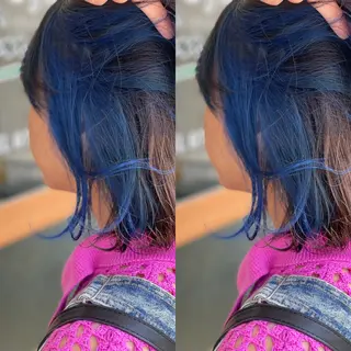 ミディアム カラー Snaly カラー特化ページのヘアスタイル