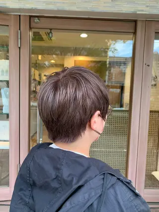 ショート 👑毛流れ、艶髪◉ 縮毛矯正錦糸町ヒガシのヘアスタイル