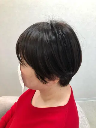 ショート ショート/白髪ぼかし 君和田若菜のヘアスタイル