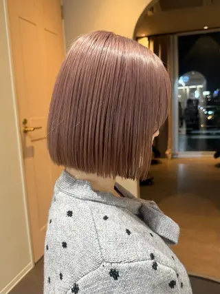 ショート カラー MIYU 原宿 透明感カラーのヘアスタイル
