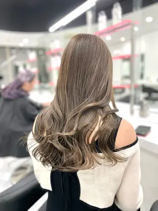 セミロング 💍大人デザイン /ハイトーン♡リクトのヘアスタイル
