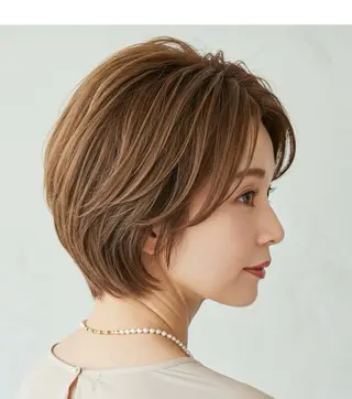 ショート 🫧似合わせショート ゴヤ🫧のヘアスタイル
