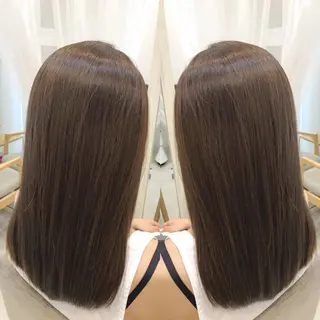 セミロング カラー ShellBear 銀座店のヘアスタイル