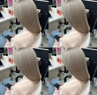 セミロング 髪質改善カラー /美髪矯正🫧ゆたかのヘアスタイル